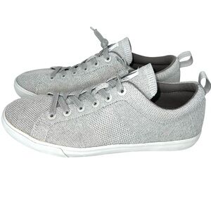JOHNNIE-O Techknit Sneaker Mens 9.5M Grey White